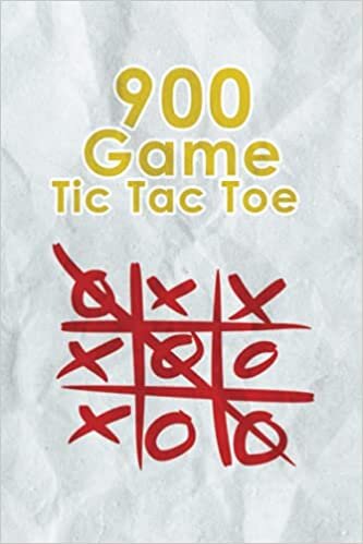 indir 900 Game Tic Tac Toe: 900 Tic-Tac-Toe Blank Games - 6&quot; x 9&quot; Soft Cover Book for Kids for Traveling &amp; Summer Vacations - Puzzle Game Activity Book for Adults and Kids