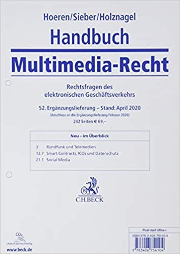 indir Handbuch Multimedia-Recht 52. Ergänzungslieferung