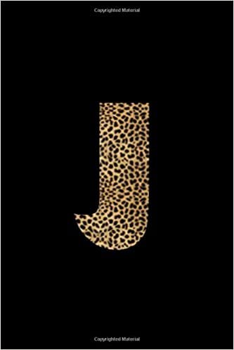 Letter J Notebook : Initial J Monogram Journal Notebook Leopard Print: Leopard Print Lined Notebook / Journal Gift, 100 Pages, 6 x 9, Soft Cover, Matte Finish indir