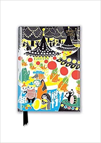 Tove Jansson - Moomin - Moomin Characters 2021: Original Flame Tree Publishing-Pocket Diary [Taschenkalender] indir