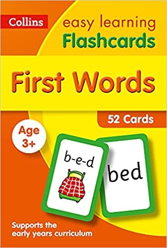 First Words Flashcards: Prepare for Preschool with Easy Home Learning