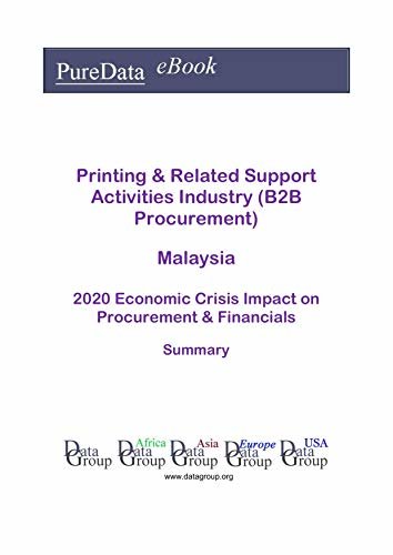 Printing & Related Support Activities Industry (B2B Procurement) Malaysia Summary: 2020 Economic Crisis Impact on Revenues & Financials (English Edition) ダウンロード