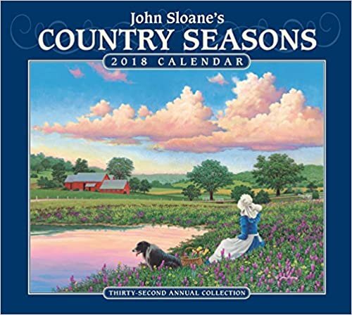 ダウンロード  John Sloane's Country Seasons 2018 Deluxe Wall Calendar 本