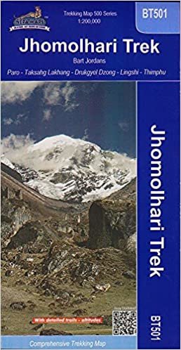 اقرأ Buthan: Jhomolhari Trek Map (BT501) الكتاب الاليكتروني 