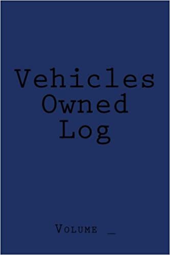 indir Vehicles Owned Log: Blue Cover (S M Car Journals)