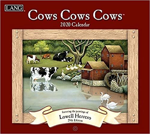 Cows Cows Cows 2020 Calendar
