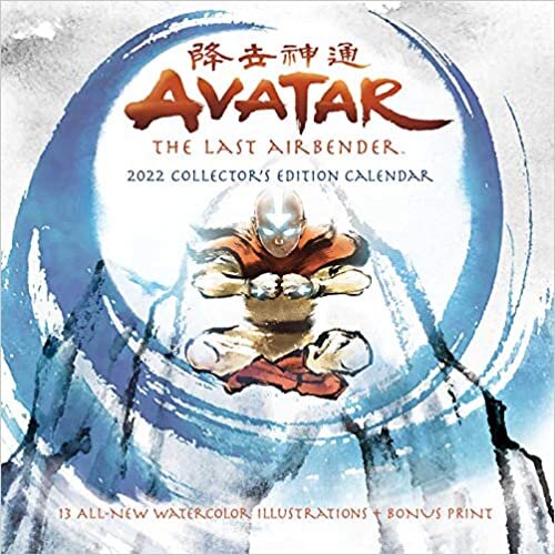 تحميل Avatar: The Last Airbender 2022 Collector&#39;s Edition Wall Calendar: with 13 all-new, exclusive watercolor illustrations + bonus print