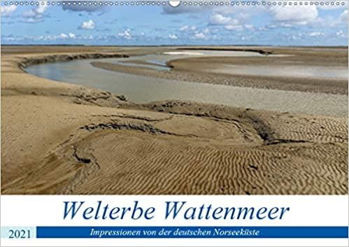 Welterbe Wattenmeer (Wandkalender 2021 DIN A2 quer): Die Welterbestaette Wattenmeer fasziniert insbesondere durch seine wilde und bizarre Schoenheit. (Monatskalender, 14 Seiten )