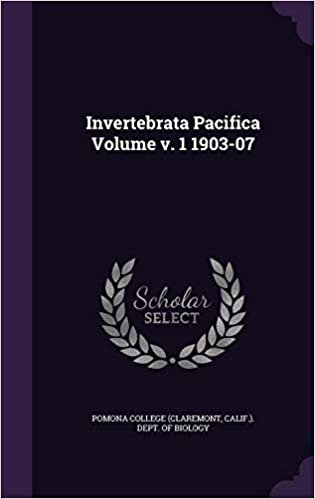 Invertebrata Pacifica Volume v. 1 1903-07 indir