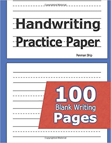  بدون تسجيل ليقرأ Handwriting Practice Paper: 100 Blank Writing Pages - For Students Learning to Write Letters