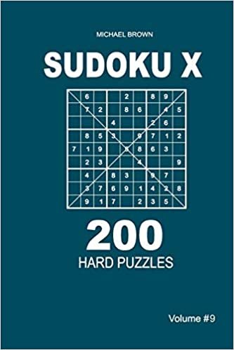 تحميل Sudoku X - 200 Hard Puzzles 9x9 (Volume 9)