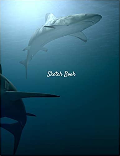 تحميل Sketch Book: Shark Themed Personalized Artist Sketchbook For Drawing and Creative Doodling