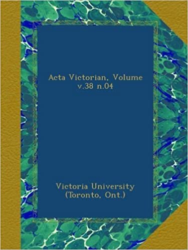 indir Acta Victorian, Volume v.38 n.04