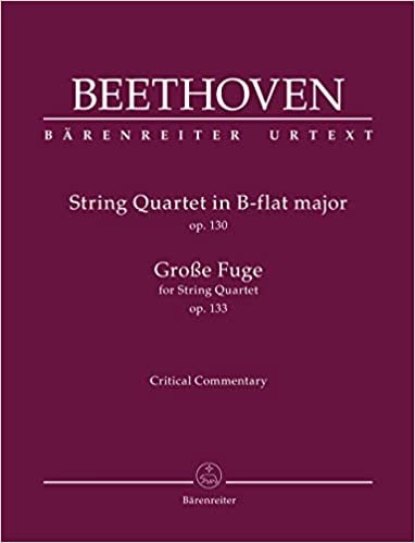 String Quartet in B-flat major op. 130 / Große Fuge for String Quartet op. 133. Kritischer Bericht, Sammelband indir