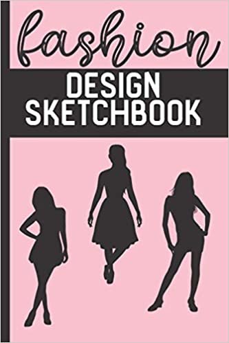 Fashion Design Sketchbook With Female Figure Templates: A Notebook To Keep Record Of Project, Sketch Front View & Side View, Colors, Materials, Patterns, Additional Notes - Gifts For Fashion Designers, Stylist ダウンロード