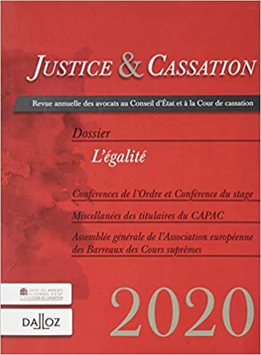 indir Justice &amp; cassation 2020: L&#39;égalité (Justice et cassation)