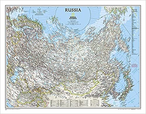 تحميل خريطة روسيا كلاسيكية من [المطبوعة المغلفة] (مرجع ناشونال جيوغرافيك)