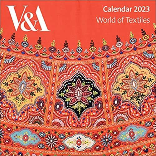V&A: World of Textiles Mini Wall Calendar 2023 (Art Calendar)