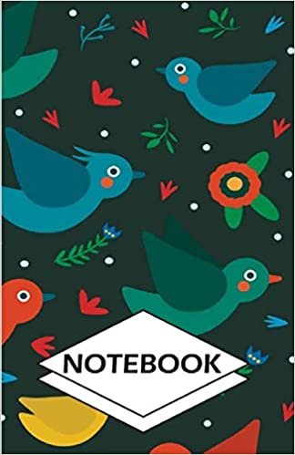 Notebook: Bird 2: Small Pocket Diary, Lined pages (Composition Book Journal) (5.5" x 8.5")