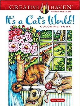 تحميل Creative Haven It&#39;s a Cat&#39;s World! Coloring Book