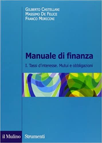 Moriconi, F: Manuale di finanza