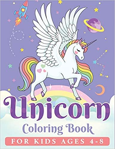 Unicorn Coloring Book for Kids Ages 4-8 indir