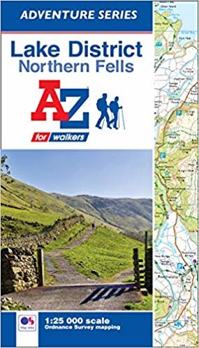 Lake District (Northern Fells) Adventure Atlas indir