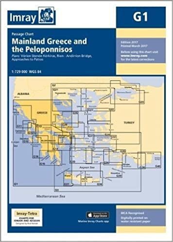 Imray Chart G1: Mainland Greece and the Peloponnisos (G Series) indir