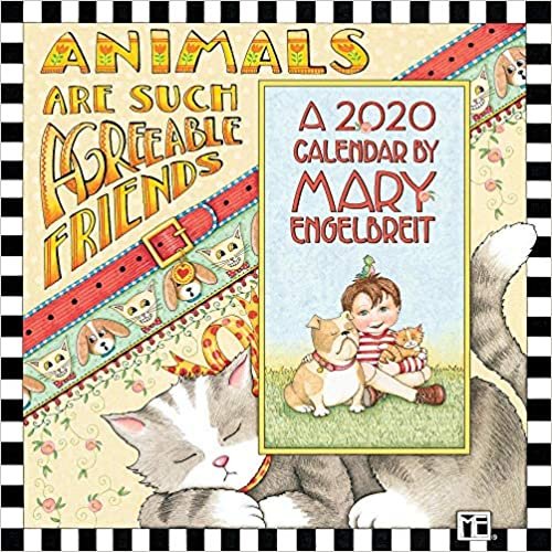 ダウンロード  Mary Engelbreit 2020 Mini Wall Calendar: Animals Are Such Agreeable Friends 本