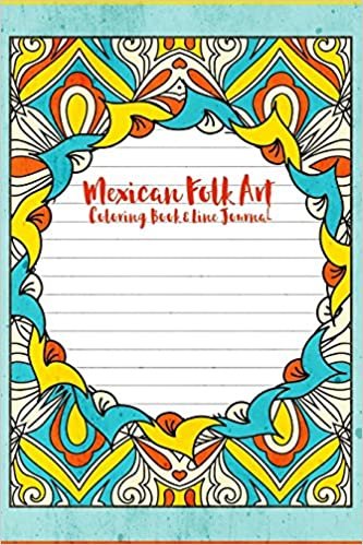 indir Mexican Folk Art Coloring Book &amp; Line Journal