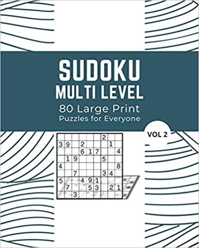 Sudoku Multi Level 80 Large Print Puzzles for Everyone Vol 2: Logic and Brain Mental Challenge Puzzles Gamebook with solutions, Indoor Games One ... Game Night, Camp, For Birthday, Christmas, indir