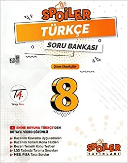 indir Spoiler Yayınları 8. Sınıf LGS Türkçe Soru Bankası
