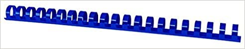 Plastikowe grzbiety do bindowania A4 100 sztuk niebieskie indir