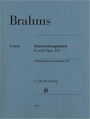 Klarinettenquintett h-moll op. 115 für Klarinette (A) oder Viola, 2 Violinen, Viola und Violoncello indir