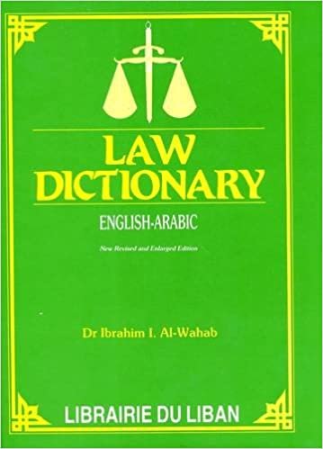 اقرأ Law Dictionary: English-Arabic الكتاب الاليكتروني 