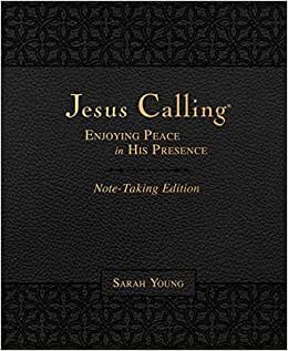 تحميل Jesus Calling Note-Taking Edition, Leathersoft, Black, with full Scriptures: Enjoying Peace in His Presence