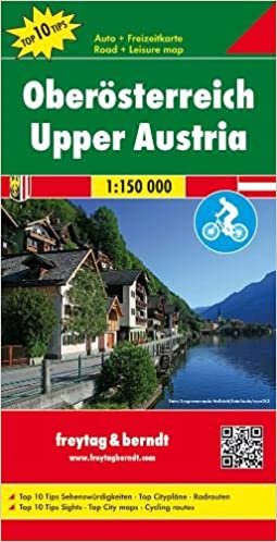 Upper Austria T10  f&b (+r): Toeristische wegenkaart 1:150 000 (TOP 10 - 1/150.000) indir