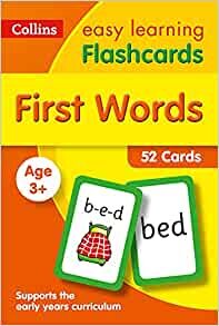 First Words Flashcards: Ideal for Home Learning (Collins Easy Learning Preschool)