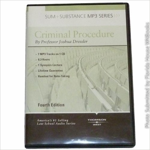 Dressler's Sum & Substance Audio on Criminal Procedure, 4th with Summary Supplement (MP3)