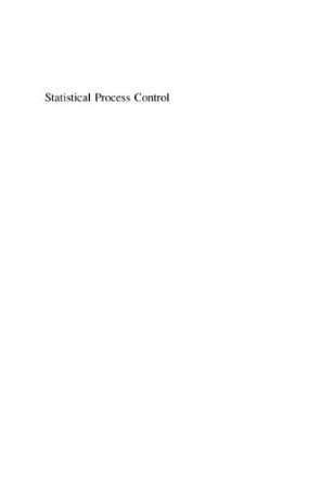 Statistical Process Control [Inglês] [Digital]