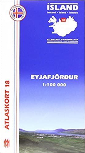Atlaskort 18: Eyjafjördur 1:100.000