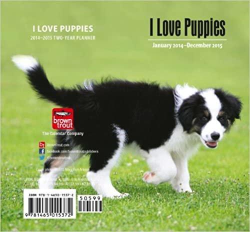 I Love Puppies 2014 Pocket Planner