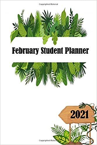 indir February student planner: February student planner, 6 x 9 inches, 100 pages