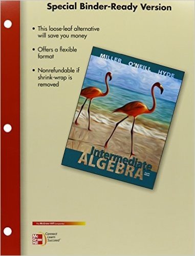 Loose Leaf Version for Title Intermediate Algebra with 18 Week Aleks Access Card