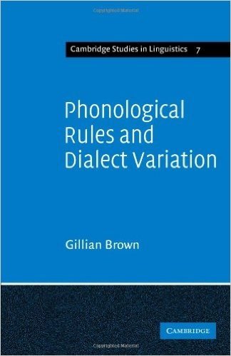 Phonological Rules and Dialect Variation: A Study of the Phonology of Lumasaaba