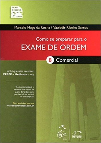 Como Se Preparar Para O Exame De Ordem: Comercial - Vol.8