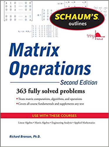 Schaum s Outline of Matrix Operations (Schaum s Outline Series)