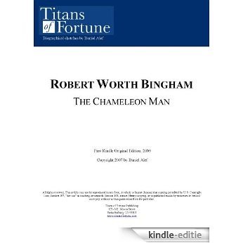 Robert Worth Bingham: The Chameleon Man (English Edition) [Kindle-editie]
