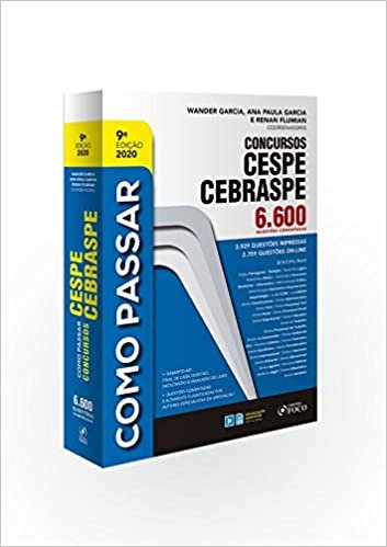 Como Passar em Concursos CESPE / CEBRASPE: 6.600 Questões Comentadas