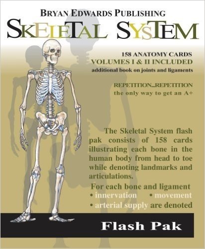 Flash Anatomy Flash Pak: The Skeletal System,